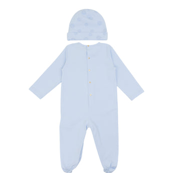 YOUNG VERSACE Kids BB 兩件組-連身裝/帽子