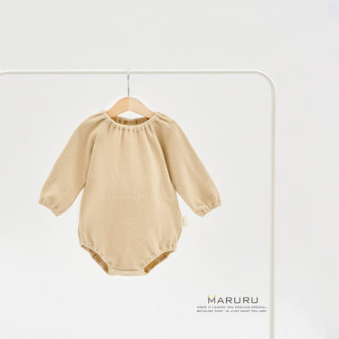 MARURU 純棉嬰兒包屁衣-(多色可選) 日本製