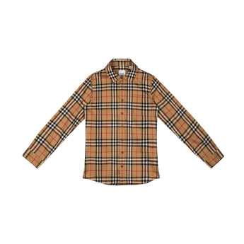 Burberry Kids BK 長袖襯衫 KB5 OWEN LS VINT
