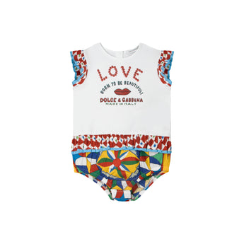 DOLCE & GABBANA Kids GB 連身衣 ROMPER