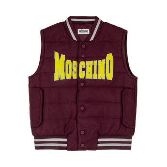 Moschino Kids BK 背心 PADDED GILET