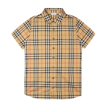 Burberry Kids BK 短袖襯衫 KB5 OWEN SS VINT