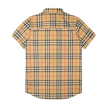 Burberry Kids BK 短袖襯衫 KB5 OWEN SS VINT