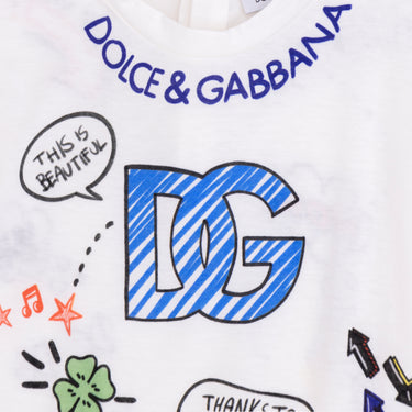 Dolce & Gabbana Kids BB 套組-連身衣/帽子/圍兜