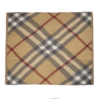 Burberry Kids UB 毛毯 N1 CHECK RIB BLANKET