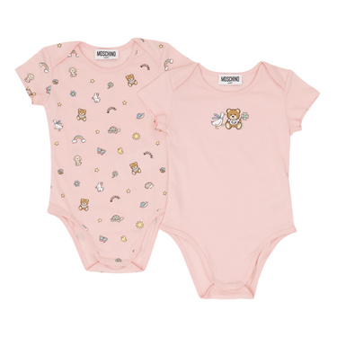 Moschino Kids BB Gift Set (2-piece Bodysuit Set)