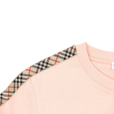 BURBERRY Kids 粉色短袖 T-Shirt