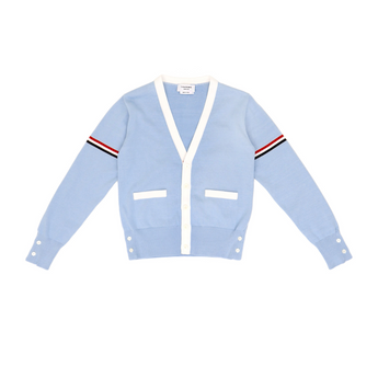 Thom Browne Kids BK 針織罩衫