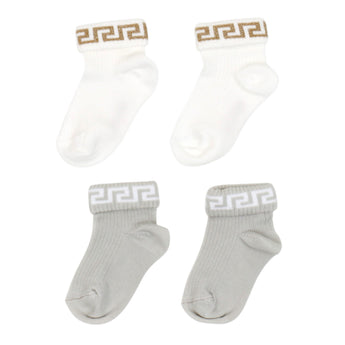 Young Versace Kids UB 兩件組-襪子