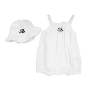 BURBERRY Kids UB 兩件組-連身裝/帽子