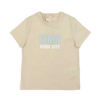 FENDI Kids Baby Short Sleeve T-Shirt
