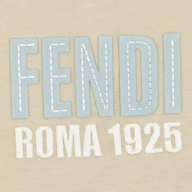 FENDI Kids Baby Short Sleeve T-Shirt