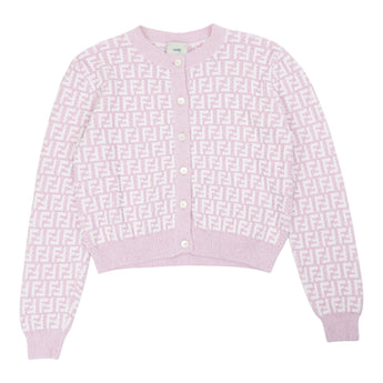 FENDI Kids GK 長袖針織衫