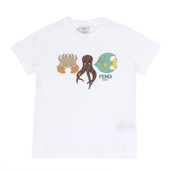 FENDI Kids UK 短袖T恤