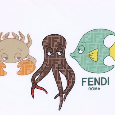 FENDI Kids UK 短袖T恤