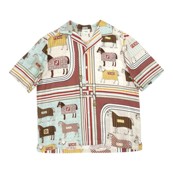 FENDI Kids BK Short Sleeve Shirt