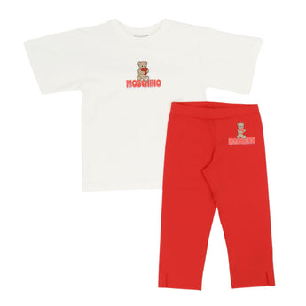 MOSCHINO Kids GK 兩件組-短袖T恤/內搭褲