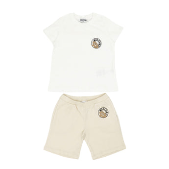 MOSCHINO Kids UB 兩件組-短袖T恤/短褲