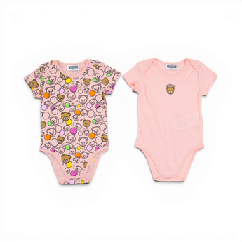 MOSCHINO Kids GB 禮盒組-包屁衣兩件