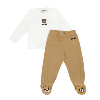 MOSCHINO Kids UB 兩件組-長袖T恤/長褲