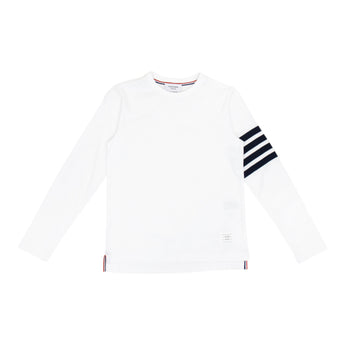 THOM BROWNE Kids BK 長袖T恤