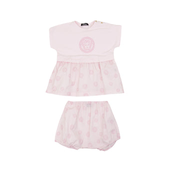 YOUNG VERSACE Kids GB 兩件組-洋裝/包屁褲