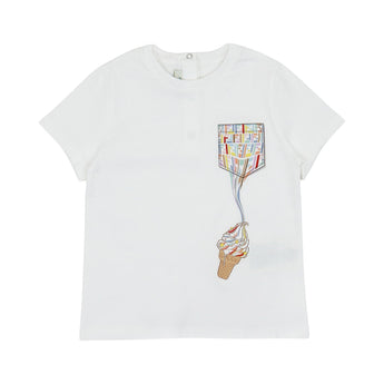 FENDI Kids UB 短袖T恤