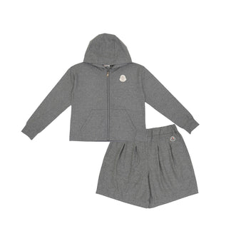 Moncler Enfant Kids GK 兩件組-連帽夾克/短褲