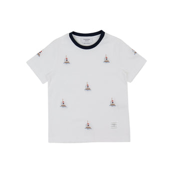 THOM BROWNE Kids BK 短袖T恤