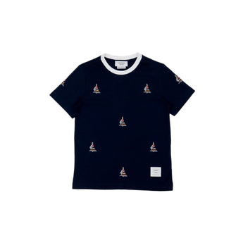 THOM BROWNE Kids BK 短袖T恤