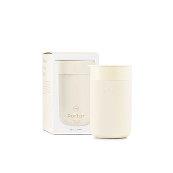 w&P 輕巧玻璃防漏水瓶 480ml(寬口) - 奶油白