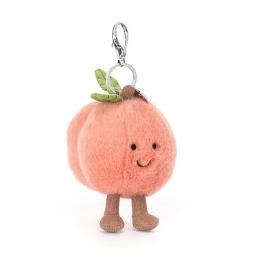 Jellycat Amuseables Peach Bag Charm 趣味水蜜桃 吊飾/鑰匙圈