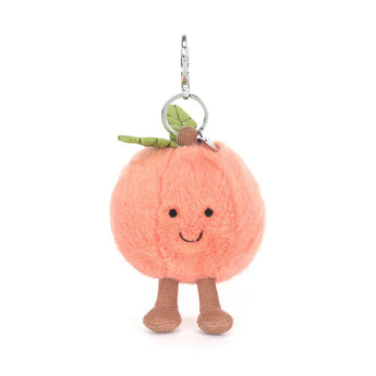 Jellycat Amuseables Peach Bag Charm 趣味水蜜桃 吊飾/鑰匙圈