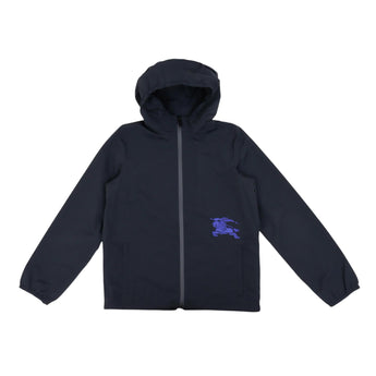 BURBERRY Kids 馬術騎士徽標連帽夾克