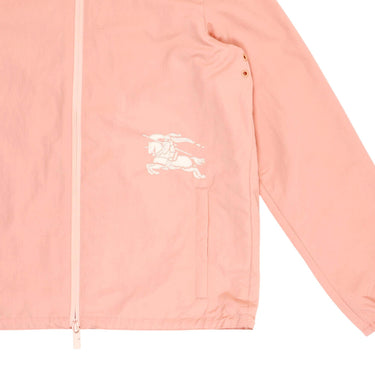 BURBERRY Kids 馬術騎士粉色連帽夾克