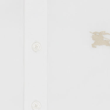 BURBERRY Kids Classic Short-Sleeved White Shirt