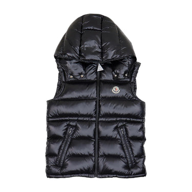 Moncler Enfant Kids' Black Down Vest