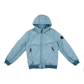 Stone Island Kids Blue Hooded Jacket
