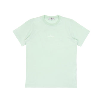 Stone Island Kids 水藍色短袖 T-Shirt