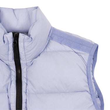 Stone Island Kids 紫色滾邊羽絨背心