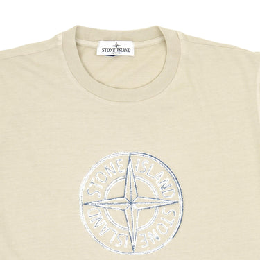 Stone Island Kids 淺棕色印花短袖 T-Shirt
