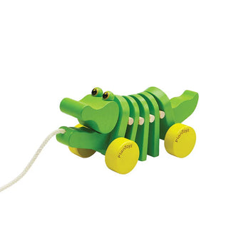 Plantoys 5105 舞動鱷魚拉車-Plantoys