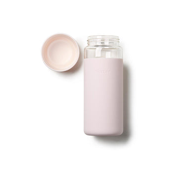 w&P 輕巧玻璃防漏水瓶 480ml(寬口) - 粉
