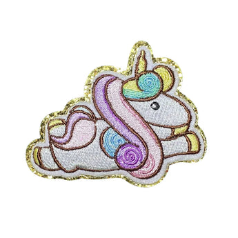 Monkey Bow Kids 獨角獸刺繡布貼