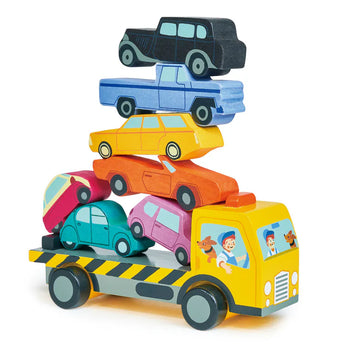 Tender Leaf Toys 汽車運輸疊疊樂